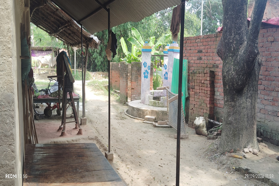 Actual aangan where I once played